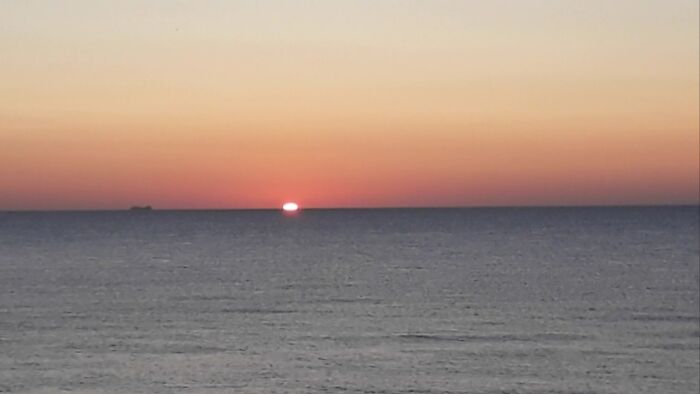 Sunrise Around 5am; Hemsby In August 2019. I Actually Cried When It Rose. (Screenshot From A Video)