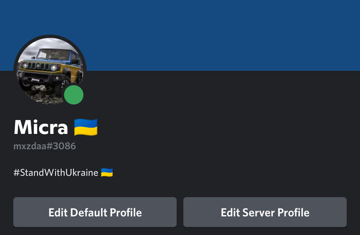 It's Not Much, But I've Started Changing My Profiles Online To Show Support