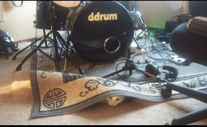 The Drums Came With A Roadie