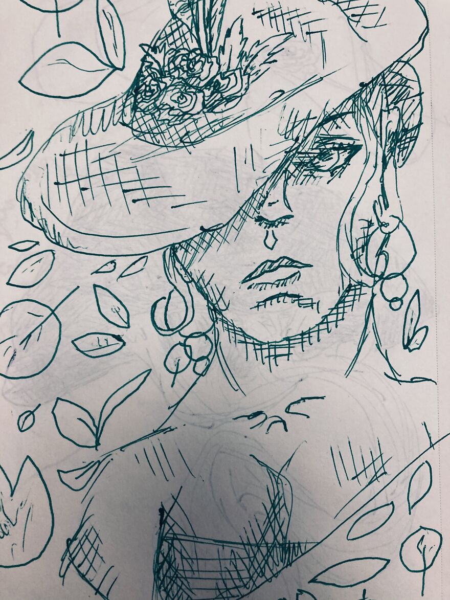 A Lovely Floral Lady