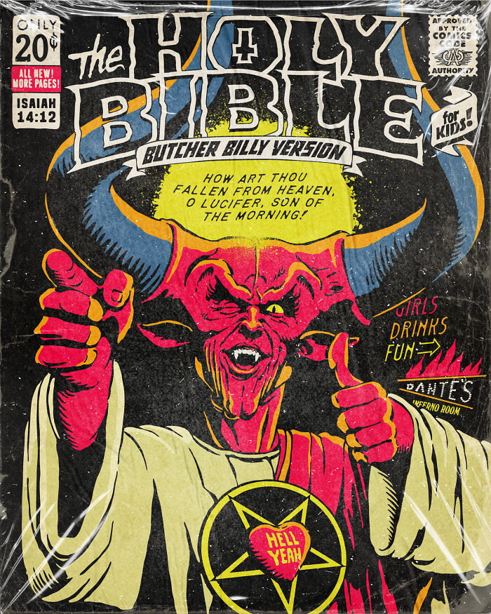Here Are 21 Of The Creepiest Bible Stories As Vintage Comic Books For Kids