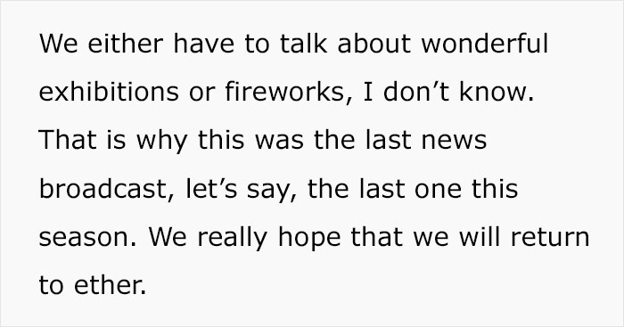 Independent Russian Broadcaster Walks Off Set After Government Passes Law That Imposes A 15-Year Jail Sentence For "Spreading False Information"