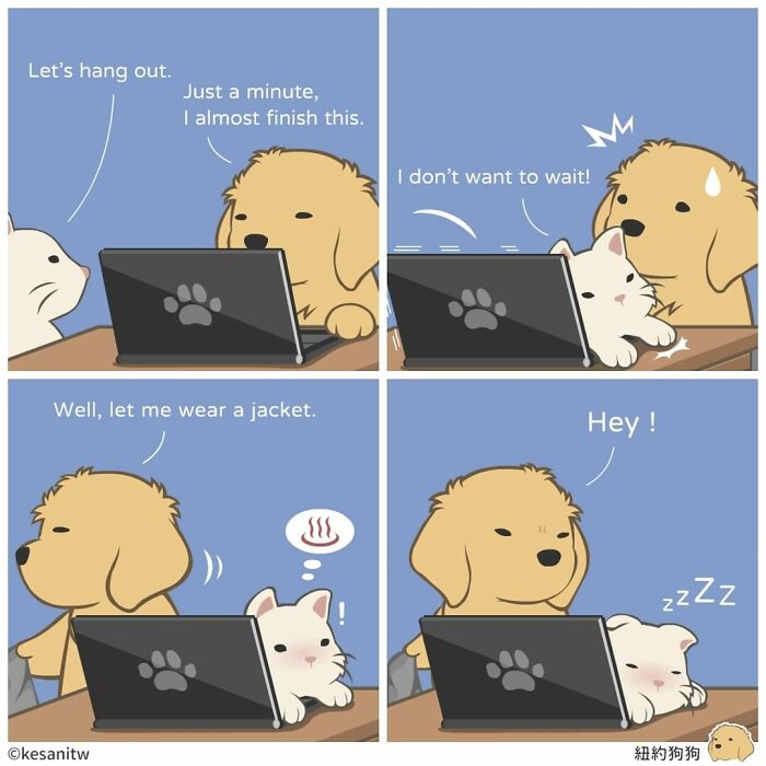 Taiwanese Artist Uses Animals In Her Cute Comics To Liven Up Her Day