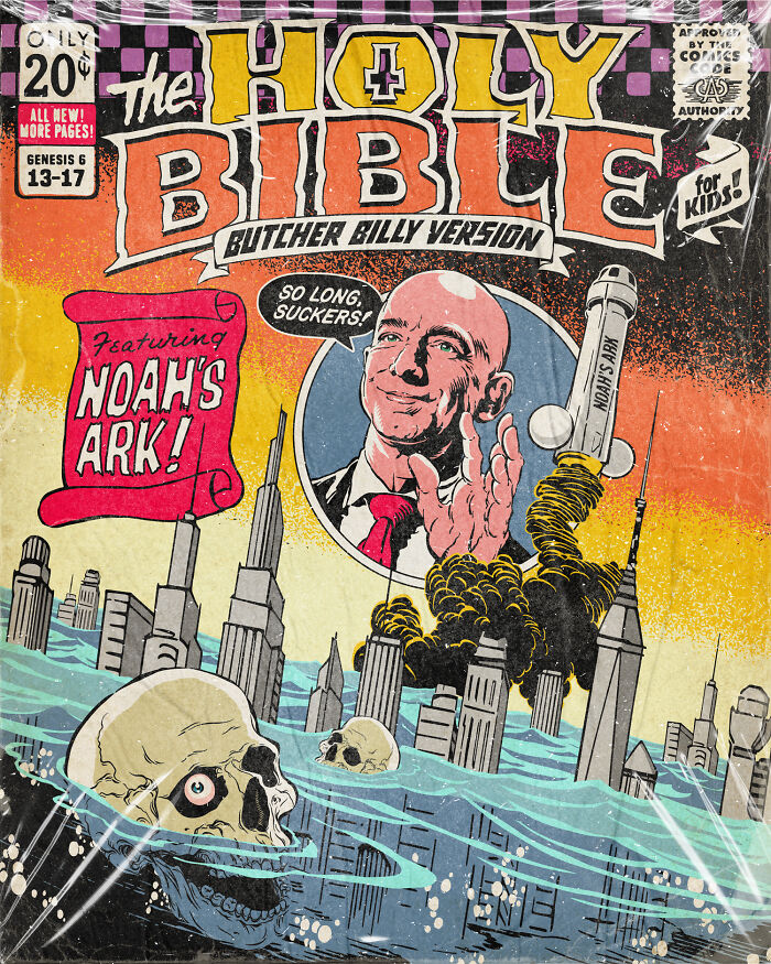 Here Are 21 Of The Creepiest Bible Stories As Vintage Comic Books For Kids
