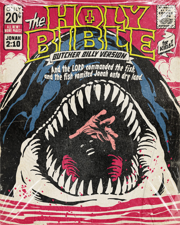 Here Are 21 Of The Creepiest Bible Stories As Vintage Comic Books For Kids