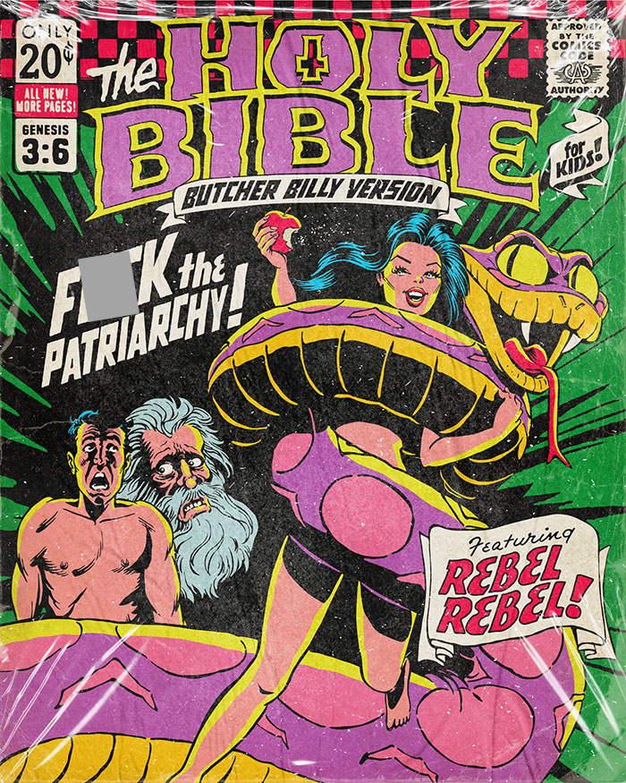 Here Are 21 Of The Creepiest Bible Stories As Vintage Comic Books For Kids