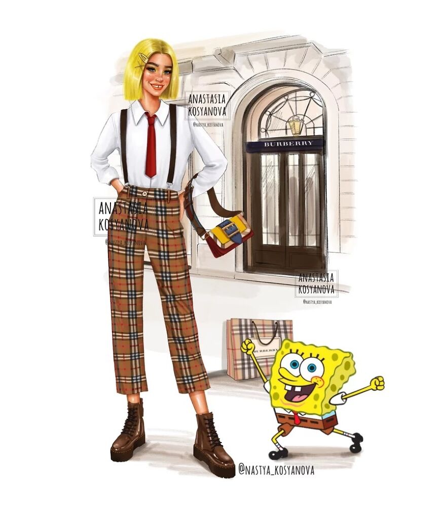 The Spongebob Characters Have Become More Fashionable, And We Love This Amazing Transformation (7 Pics )