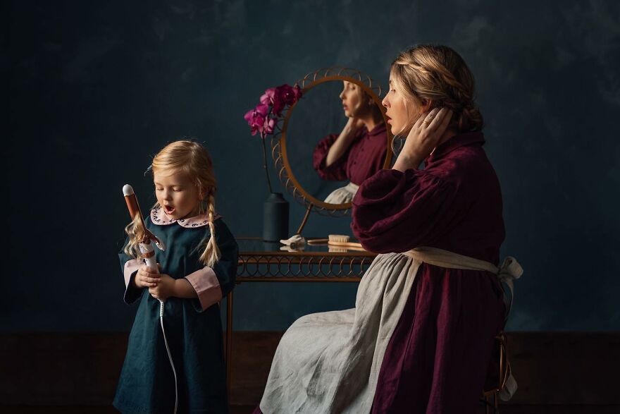 This Mom Turns Her Family Photos Into Real Works Of Art