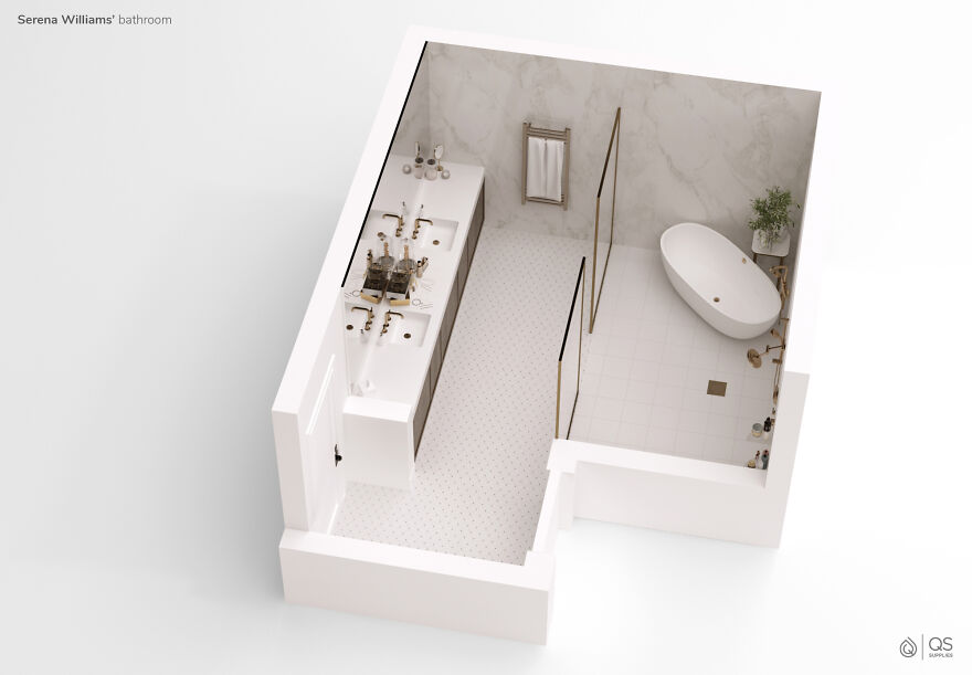 Bathrooms Of The Rich and Famous: 6 Celebrity Bathroom Renders Made By This Company Bathrooms Of The Rich and Famous: 6 Celebrity Bathroom Renders Made By This Company