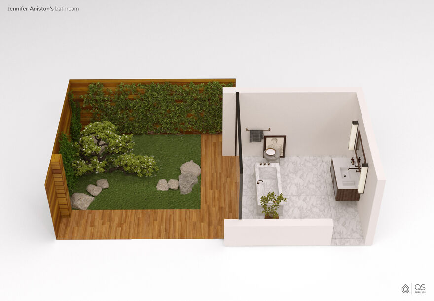 Bathrooms Of The Rich and Famous: 6 Celebrity Bathroom Renders Made By This Company Bathrooms Of The Rich and Famous: 6 Celebrity Bathroom Renders Made By This Company