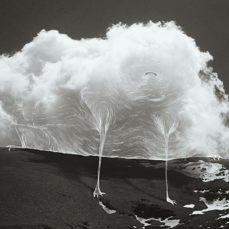 Vorja Sánchez's Fantastic Cloud Creatures