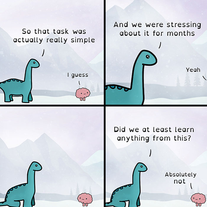 27 Relatable ADHDdinos Comics That Highlight My Struggles With ADHD (New Pics)