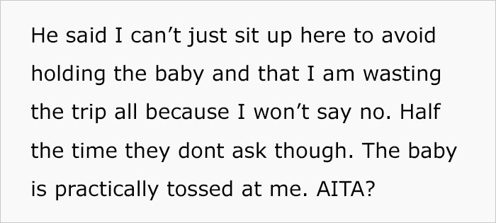&ldquo;AITA For Telling My Fiance I&rsquo;m Locking Myself In The Room For The Rest Of The Vacation Because I&rsquo;m Tired Of Holding His Sister&rsquo;s Kid?&rdquo;
