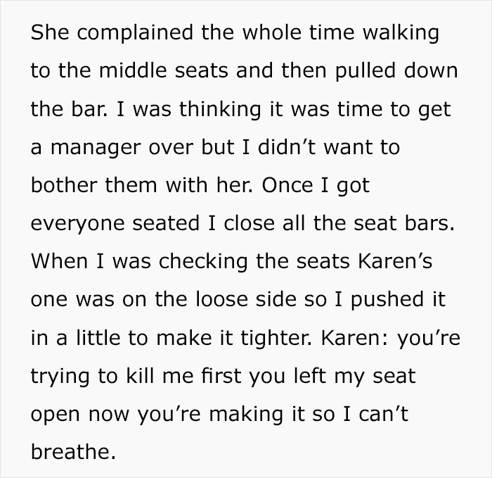 "The Day I Made A Karen Cry": Amusement Park Ride Operator Enacts Justice On Rude Karen "The Day I Made A Karen Cry": Amusement Park Ride Operator Enacts Justice On Rude Karen