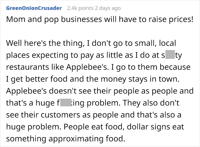 Someone Leaks An Email Where An Applebee&rsquo;s Executive Is Explaining How They Can Lower Wages Thanks To Rising Gas Prices
