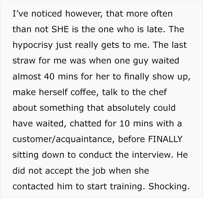 "How To Train Your Boss": Bartender Manages To Secretly Train Her Boss To Come On Time And Her Story Goes Viral