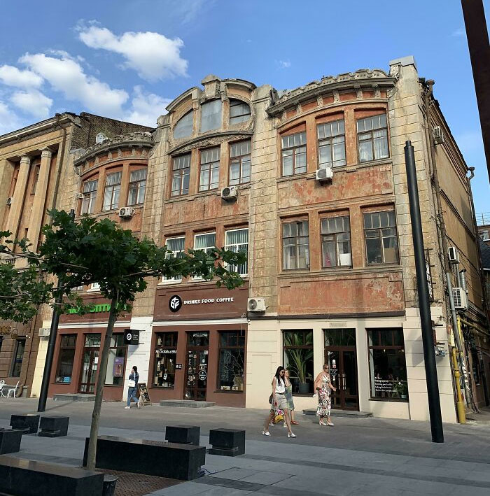 One Of My Favourite Building In The City. Dnipro, Ukraine. The Building Was Built Between 1912-13