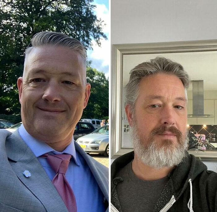  This Photo Was Taken Half A Year Apart, But Are We The Same Person. Or Not