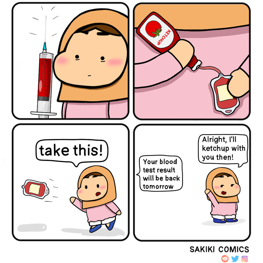 Got Ketchup From My Head To-Ma-Toes