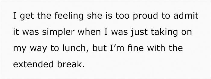 Boss Demands Employee Complies With Lunch Break Rule, Ends Up Making Them Way Less Efficient