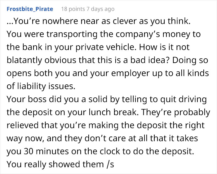 Boss Demands Employee Complies With Lunch Break Rule, Ends Up Making Them Way Less Efficient