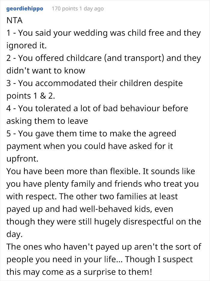 Unruly Children Cause Chaos At A Child-Free Wedding, Bride And Groom Bill Parents For Bringing Them, Drama Ensues Unruly Children Cause Chaos At A Child-Free Wedding, Bride And Groom Bill Parents For Bringing Them, Drama Ensues
