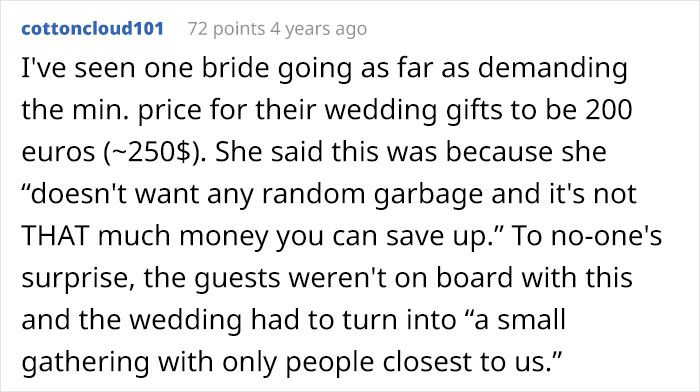 Bride Doesn't Include Wedding Dinner Price In Her Wedding Invites, Is Surprised To See Many Guests Canceling On Her After They Find Out Bride Doesn't Include Wedding Dinner Price In Her Wedding Invites, Is Surprised To See Many Guests Canceling On Her After They Find Out