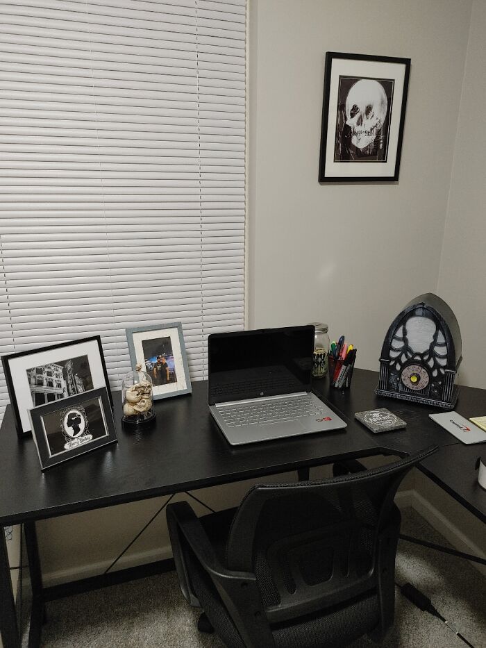 My Home Office Is Also My Collectibles Room