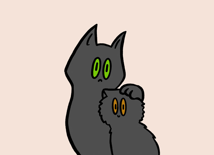 I Began Drawing Illustrations Of My Two Lovely Cats After I Got A Second Cat, Here’s How It Went (21 Pics)