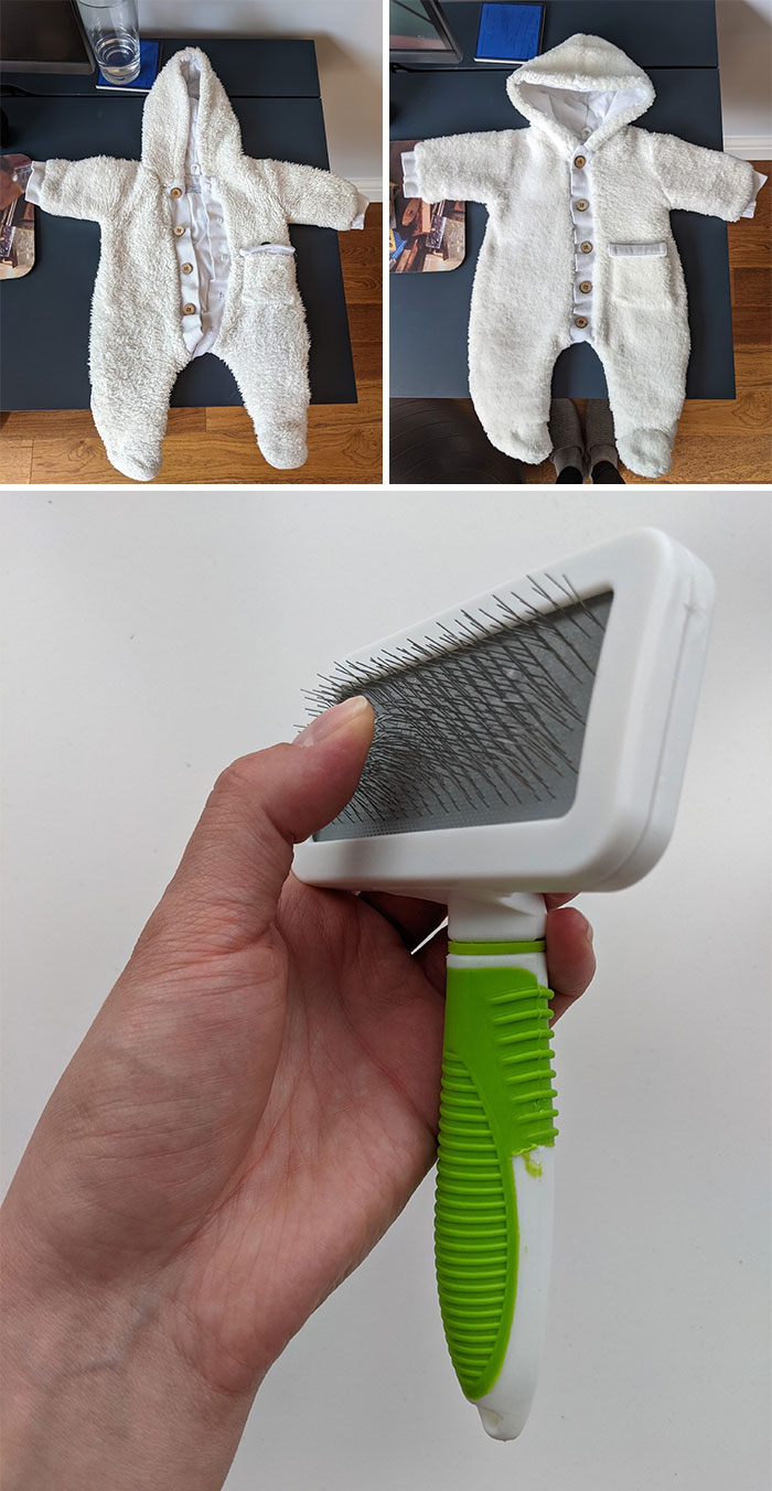 Fuzzy Baby Clothes Restoration Project!