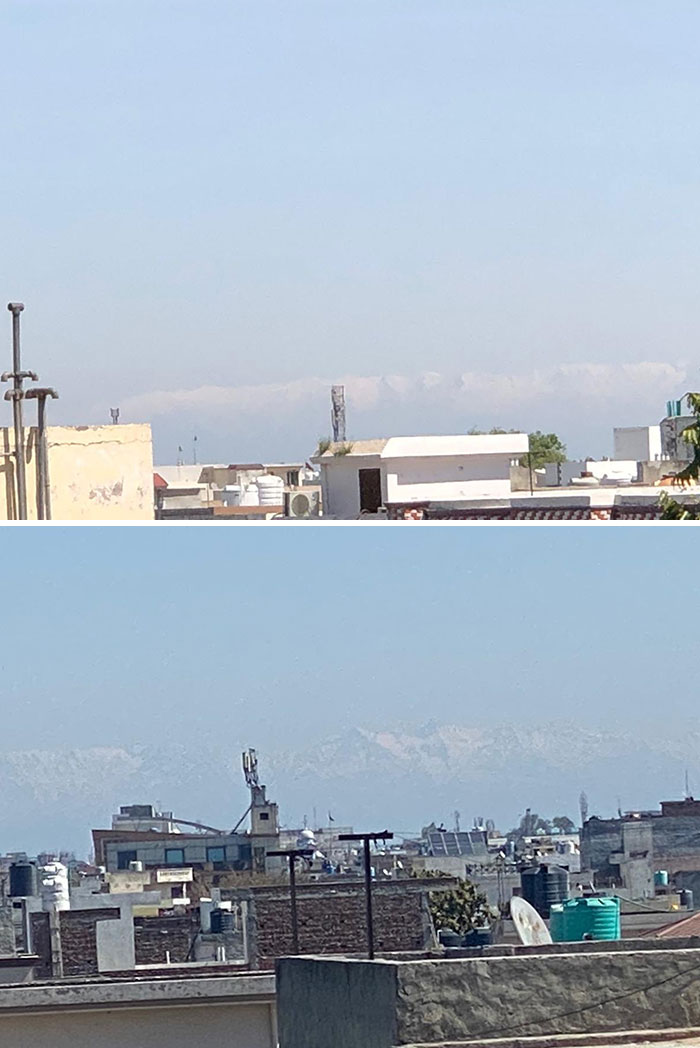 For The First Time In Almost 30 Years Could Clearly See The Himalayas Due To India’s Lockdown Clearing Air Pollution