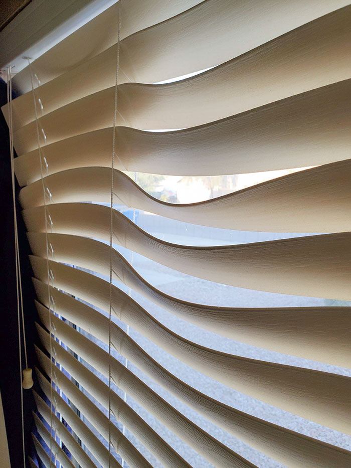 It Was Hot Enough This Summer In Phoenix To Melt The Blinds On My Bedroom Window