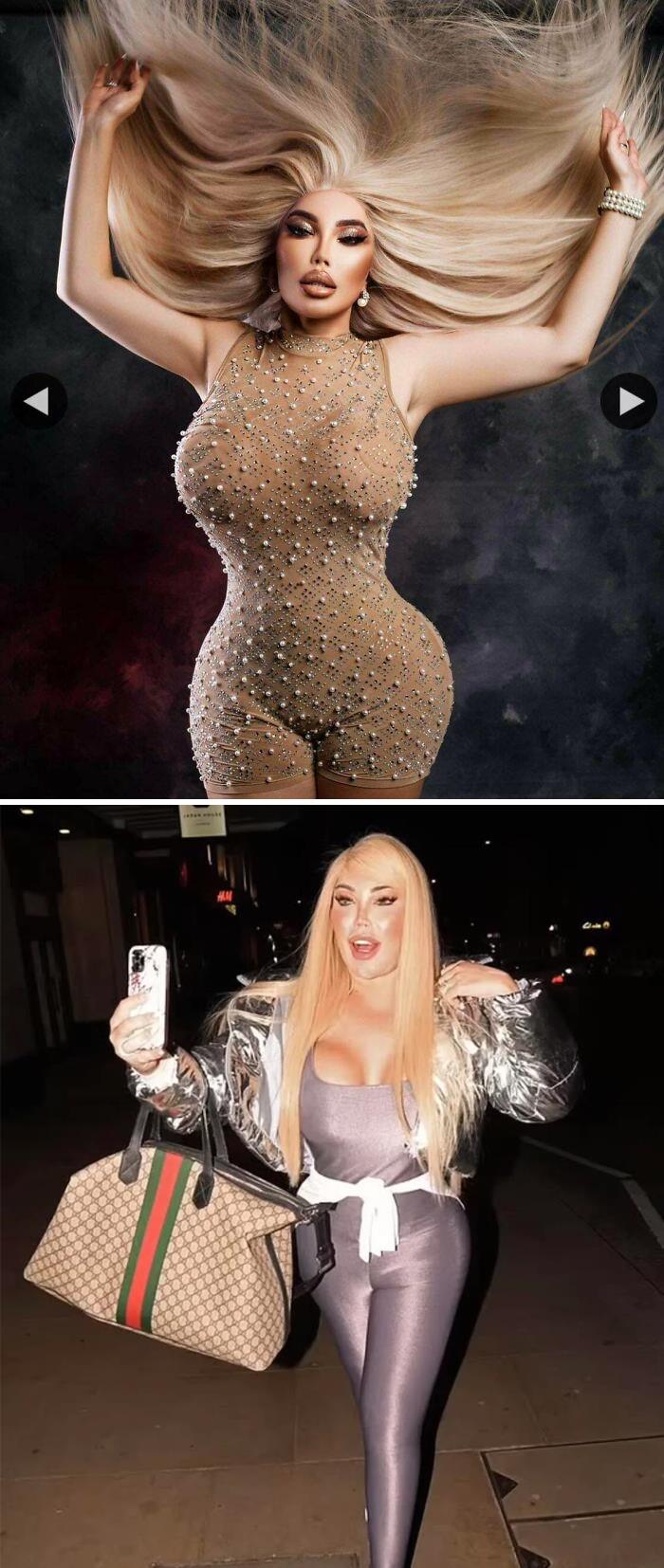 The Way She Looks In Her Photos vs. Photos Form Paparazzi