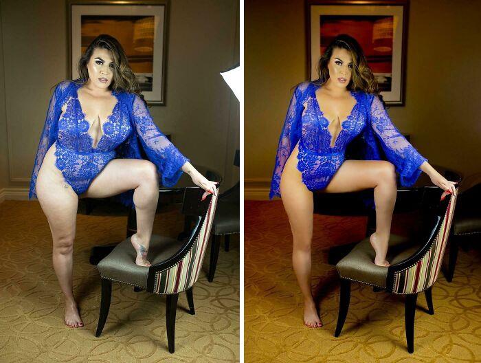 Un fotógrafo publicó su trabajo de "retoque" en un grupo de Facebook