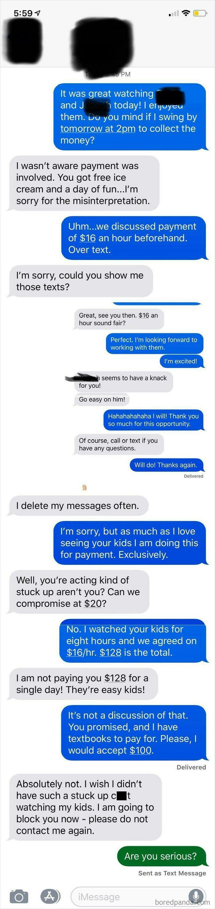 Sister Sent Me This... She Was Blocked Immediately After