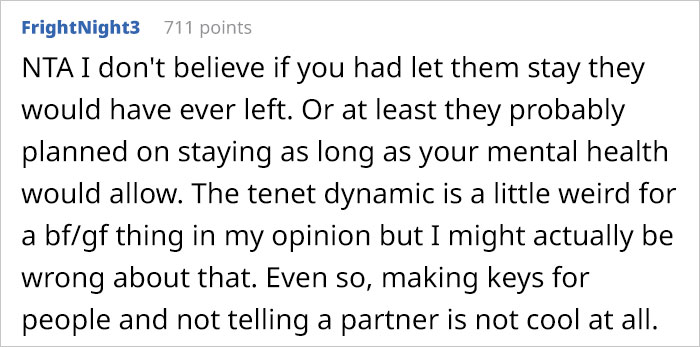Girlfriend's "Hot Mess Of A Sister" Attempts To Move Into Guy's House Despite Him Strictly Saying "No", So He Changes The Locks