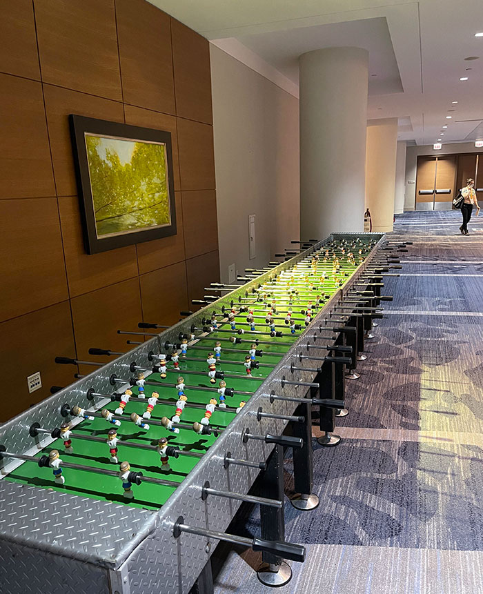 Biggest Foosball Table I’ve Ever Seen