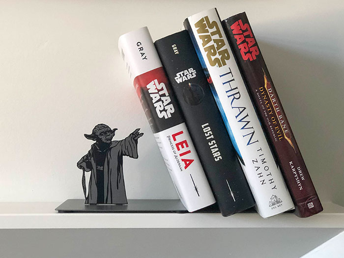 The Force Is Strong With My Yoda Book End
