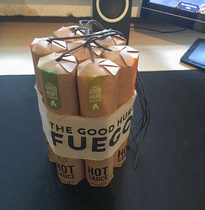 This Hotsauce Set I Got For Christmas