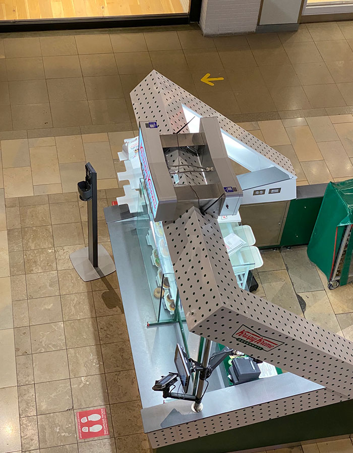 The Donut Stand In Our Mall Is Shaped Like A Box Of Donuts