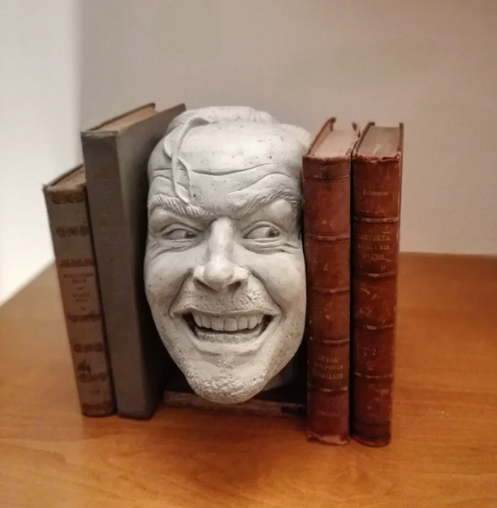 Here's Johnny Bookshelf Decoration
