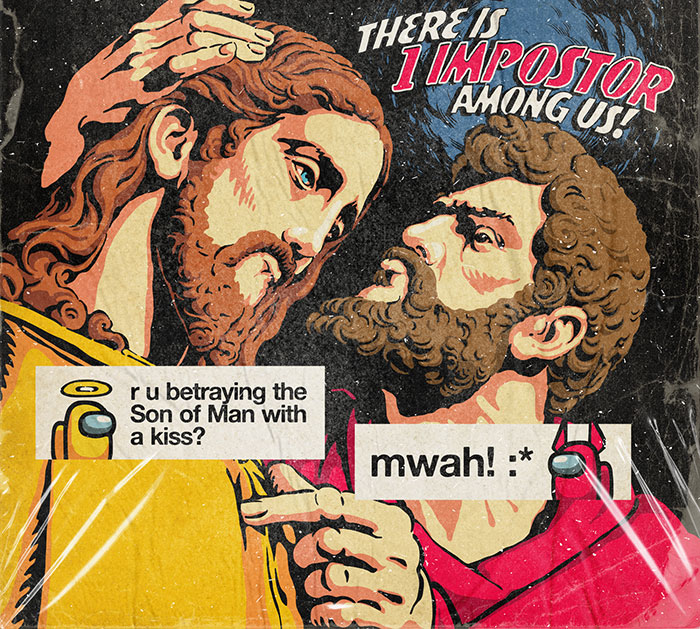 Collection Of The Creepiest Bible Stories As Vintage Comic Books I Created For Kids (18 Pics)