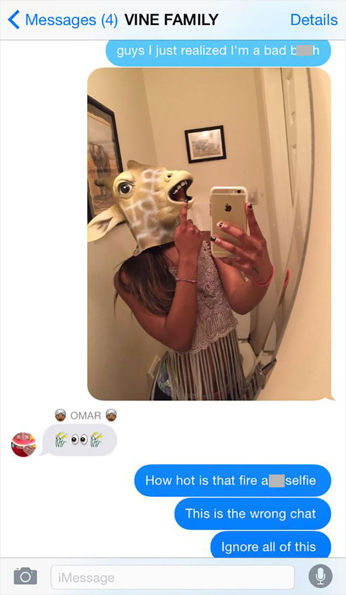 When You Send Something To The Wrong Group Chat ...