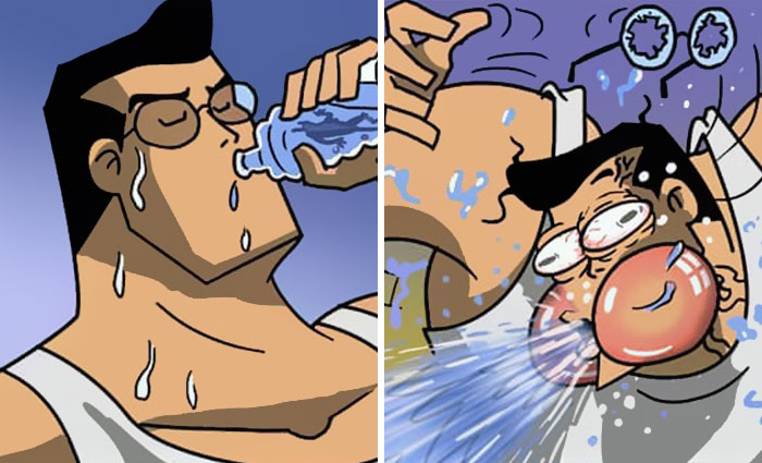 Artist Illustrates 34 Funny Situations Superheroes Face When No One’s Watching (New Pics)