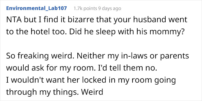 Woman Left In Tears To Stay At Hotel After Daughter-In-Law Refused To Let Her Sleep In Master Bedroom, Upset Husband Ends Up Leaving As Well