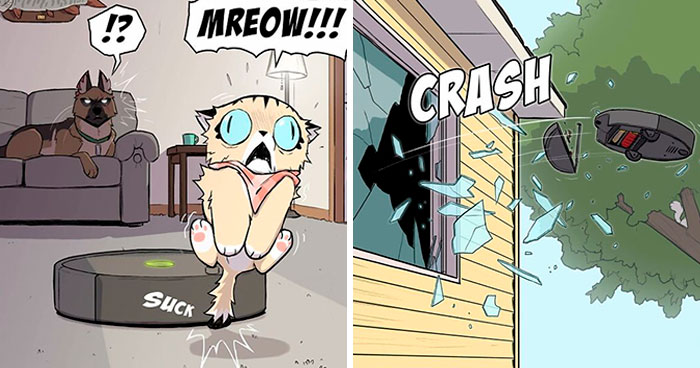 6 Nuevas tirás cómicas del dúo más querido de internet, Pixie y Brutus