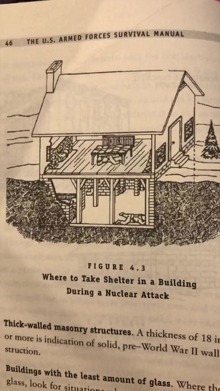 Guy Gives 8 Tips On What To Do In Case Of A Nuclear Explosion, Provided In The US Armed Forces Survival Manual