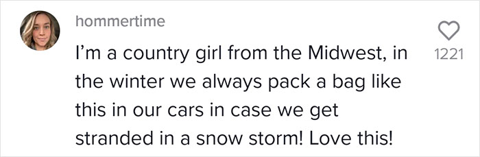 This Woman Has An Emergency “Get Home” Bag She Keeps In Her Car, And Here Are The 26 Items She Keeps Inside This Woman Has An Emergency “Get Home” Bag She Keeps In Her Car, And Here Are The 26 Items She Keeps Inside