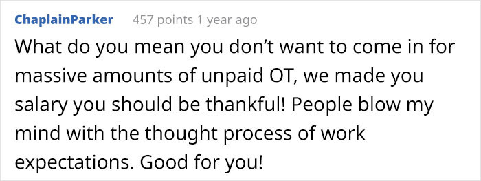 Employee Maliciously Complies To Work Only His 8 1/2 Hours, Makes The Company Lose $85k Per Year Employee Maliciously Complies To Work Only His 8 1/2 Hours, Makes The Company Lose $85k Per Year