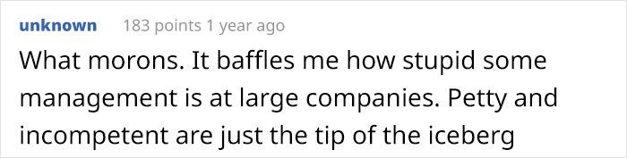 Employee Maliciously Complies To Work Only His 8 1/2 Hours, Makes The Company Lose $85k Per Year Employee Maliciously Complies To Work Only His 8 1/2 Hours, Makes The Company Lose $85k Per Year